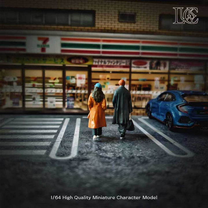 [Preorder] Lucky Studio 1:64 Trench Coat Couple Duo LK2026011402