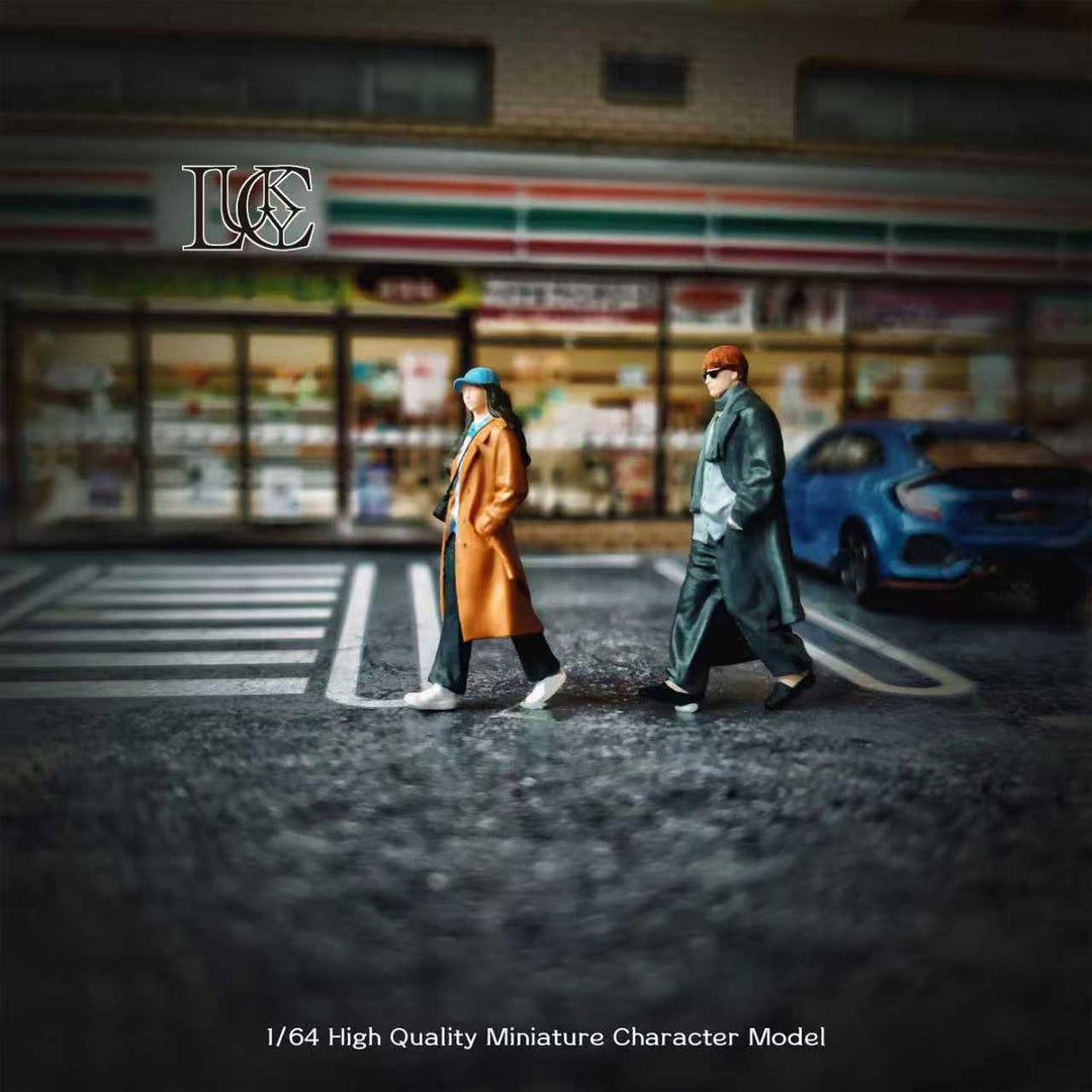 [Preorder] Lucky Studio 1:64 Trench Coat Couple Duo LK2026011402