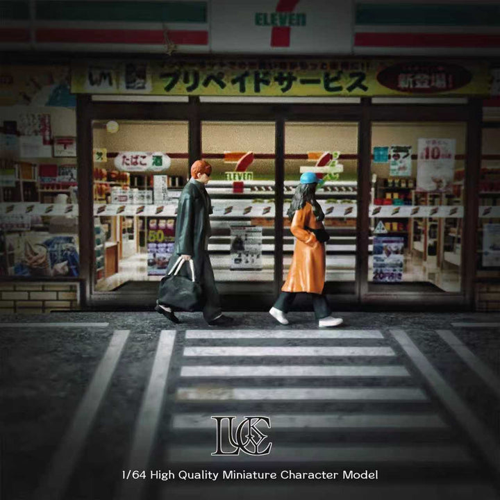 [Preorder] Lucky Studio 1:64 Trench Coat Couple Duo LK2026011402