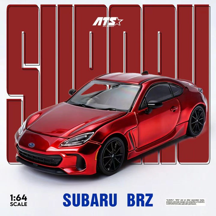 [Preorder] ATS Model 1:64 Subaru BRZ Red ATS880403