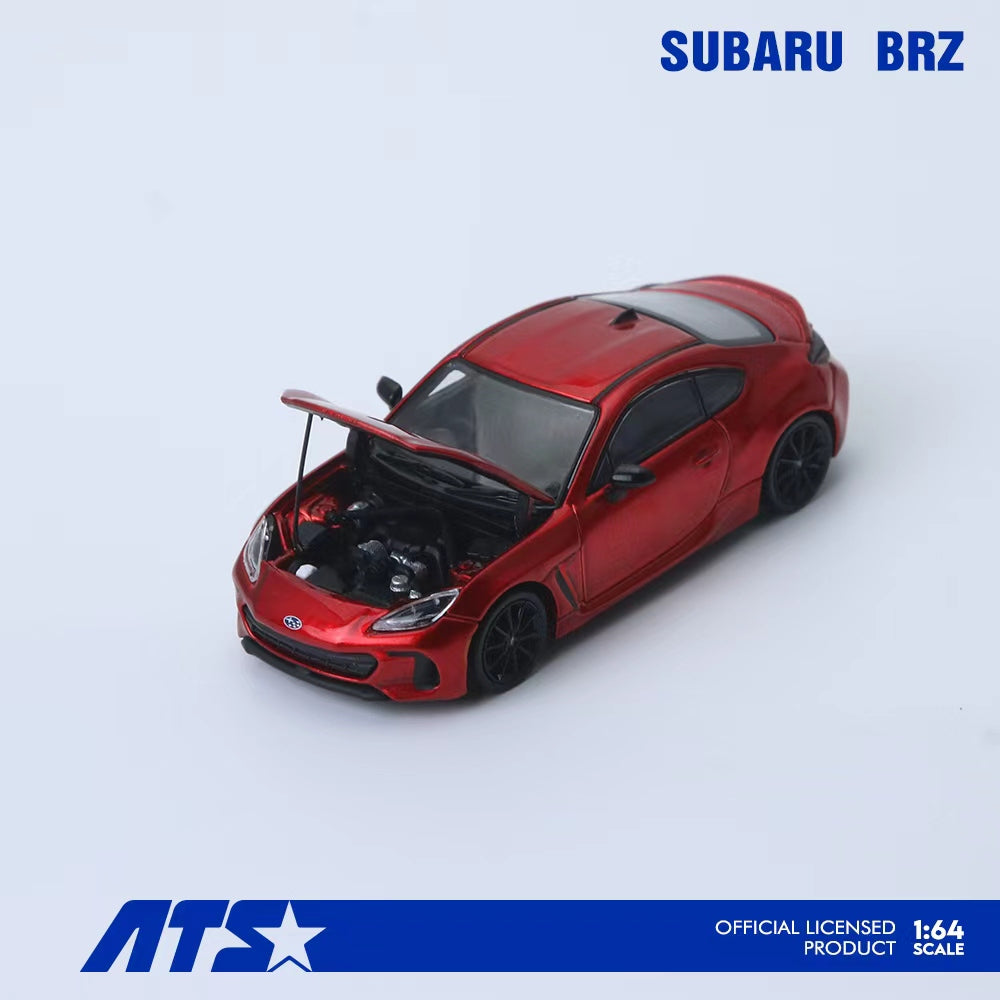 [Preorder] ATS Model 1:64 Subaru BRZ Red ATS880403