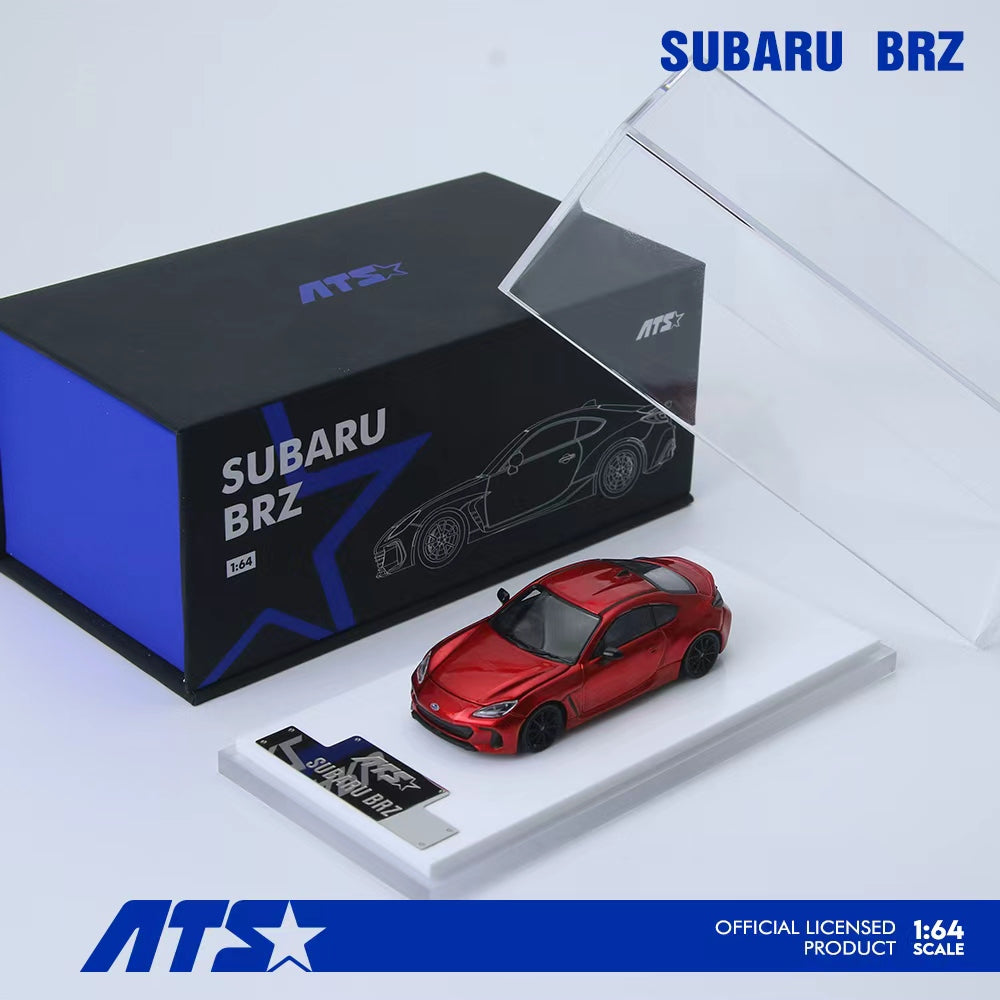 [Preorder] ATS Model 1:64 Subaru BRZ Red ATS880403