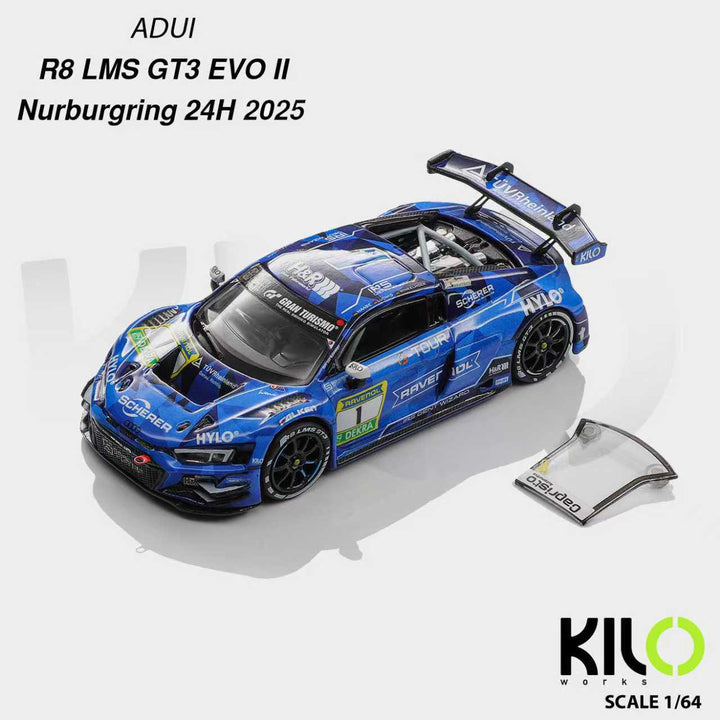 [Preorder] KILO works 1:64 Audi R8 LMS GT3 EVO ll (2 Versions) KLW0036-1/KLW0036-2