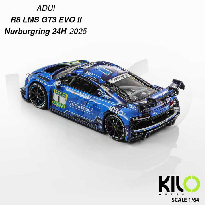 [Preorder] KILO works 1:64 Audi R8 LMS GT3 EVO ll (2 Versions) KLW0036-1/KLW0036-2