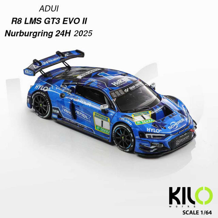 [Preorder] KILO works 1:64 Audi R8 LMS GT3 EVO ll (2 Versions) KLW0036-1/KLW0036-2