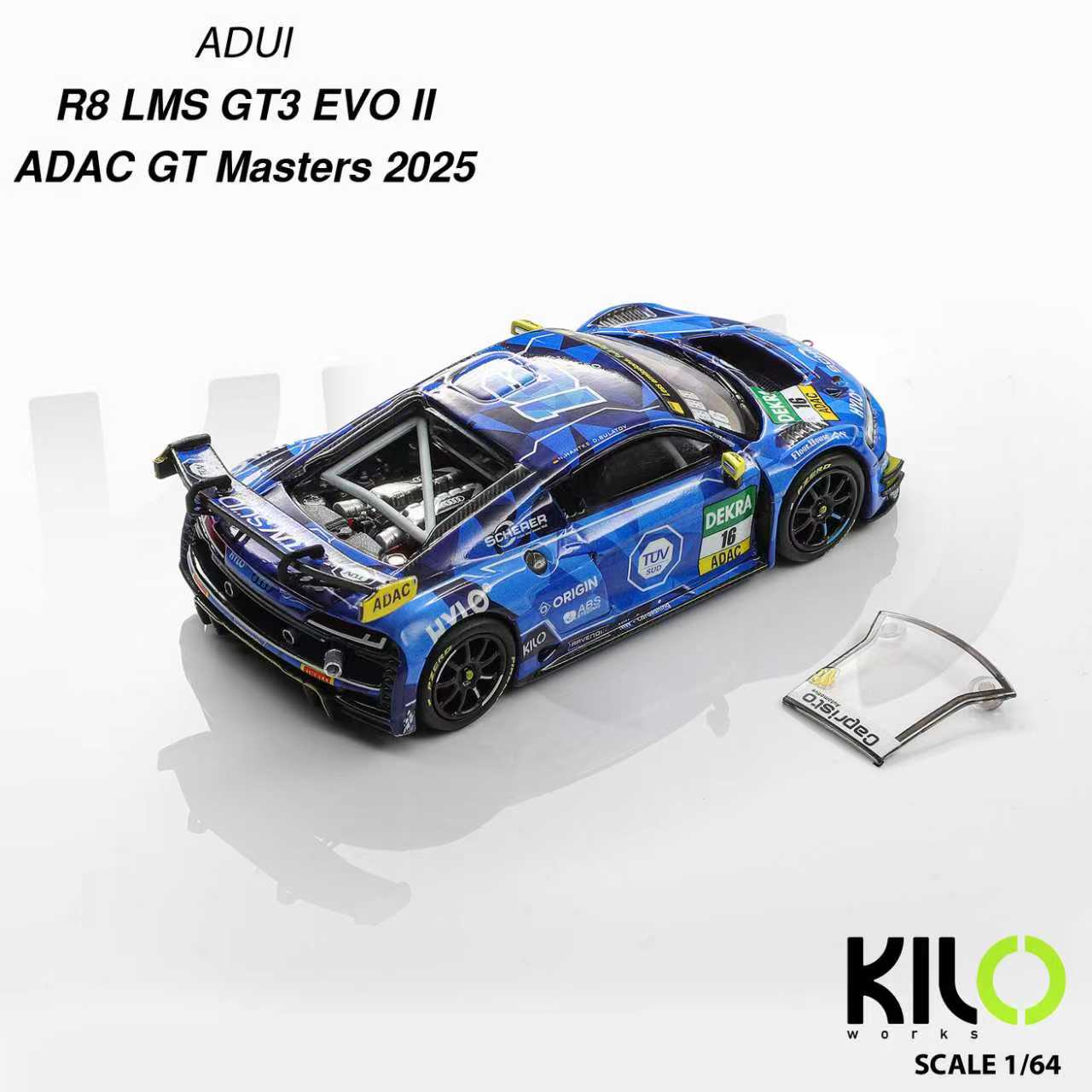 KILO works 1:64 Audi R8 LMS GT3 EVO ll (2 Versions) KLW0036-1