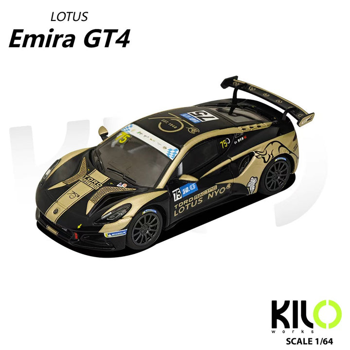 [Preorder] KILO works 1:64 LOTUS EMIRA GT4 LOTUS TEAM TORO (2 Versions) KLWO027-1/KLWO027-2