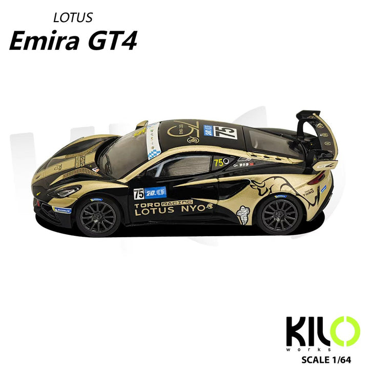 [Preorder] KILO works 1:64 LOTUS EMIRA GT4 LOTUS TEAM TORO (2 Versions) KLWO027-1/KLWO027-2