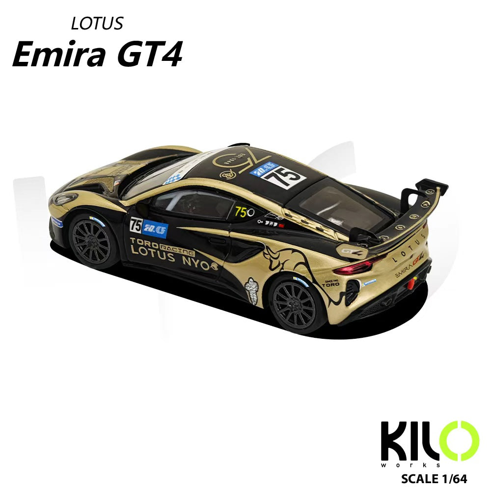 [Preorder] KILO works 1:64 LOTUS EMIRA GT4 LOTUS TEAM TORO (2 Versions) KLWO027-1/KLWO027-2