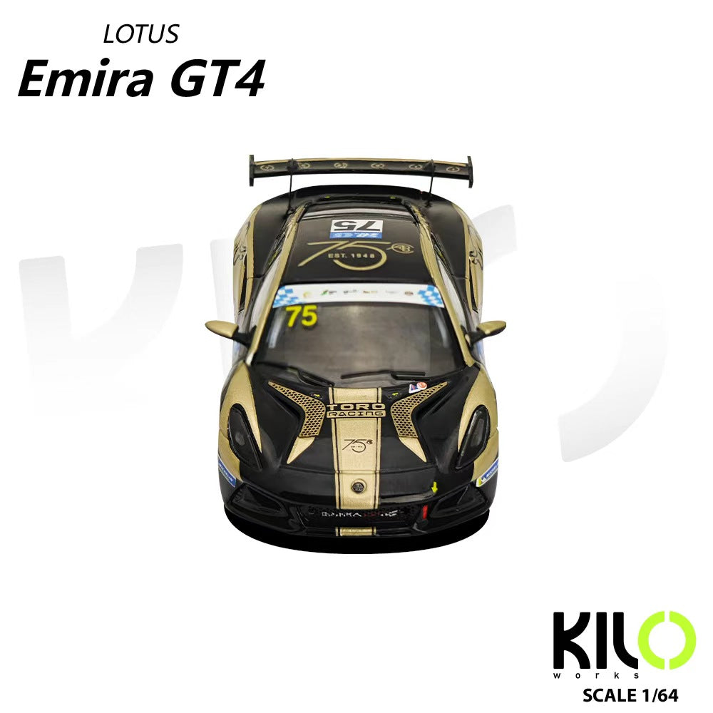 [Preorder] KILO works 1:64 LOTUS EMIRA GT4 LOTUS TEAM TORO (2 Versions) KLWO027-1/KLWO027-2