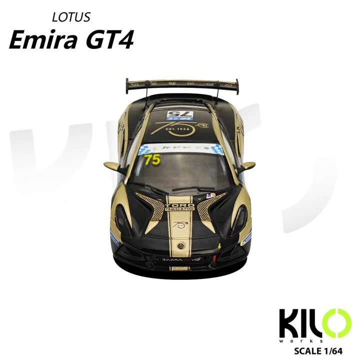 [Preorder] KILO works 1:64 LOTUS EMIRA GT4 LOTUS TEAM TORO (2 Versions) KLWO027-1/KLWO027-2