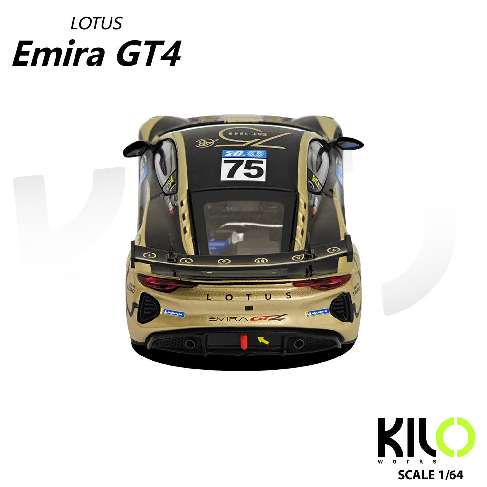 [Preorder] KILO works 1:64 LOTUS EMIRA GT4 LOTUS TEAM TORO (2 Versions) KLWO027-1/KLWO027-2