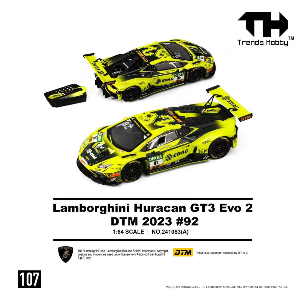DTMセット Preorder] Trends Hobby 1:64 Lamborghini Huracan GT3 Evo 2-DTM 2023