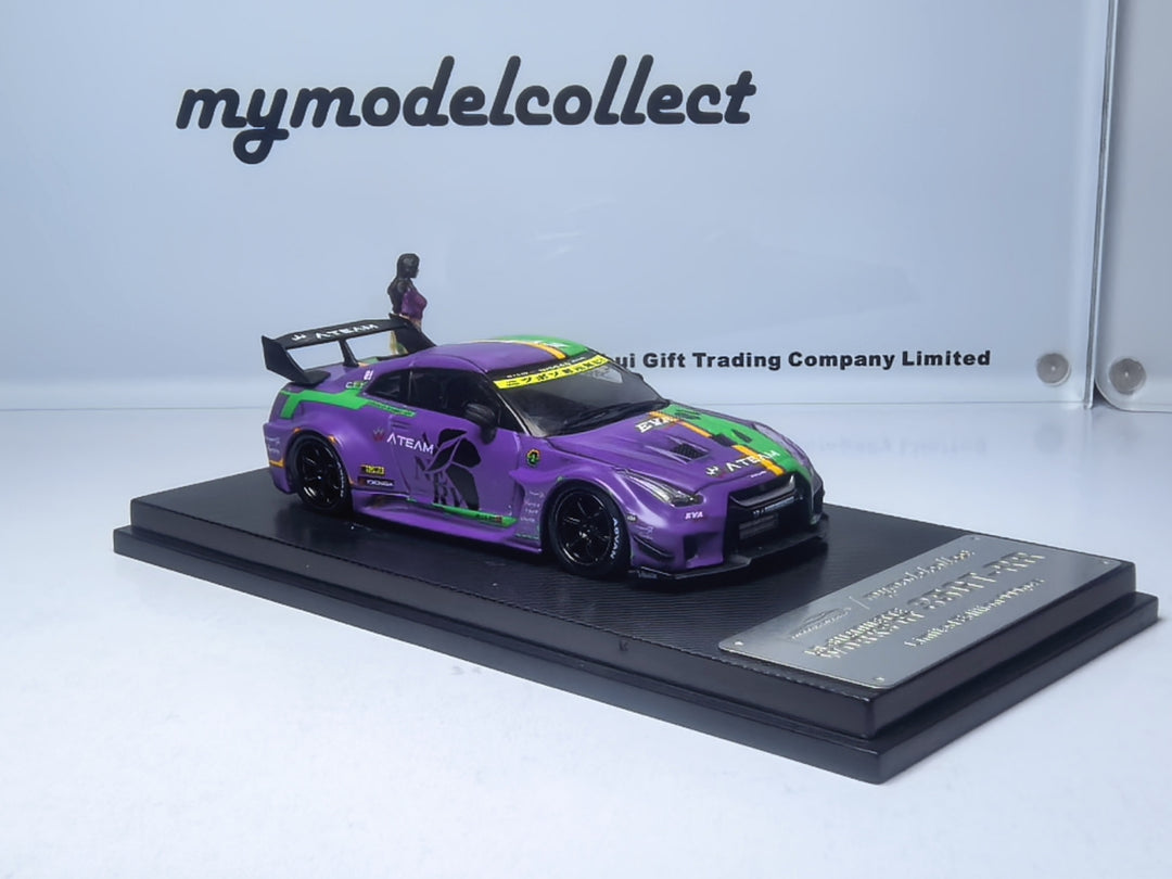 [Preorder] Model Collect 1:64 Nissan GTR GT  EVA Unit 01 Hatsune Miku Matte Purple Paint  MC640005K