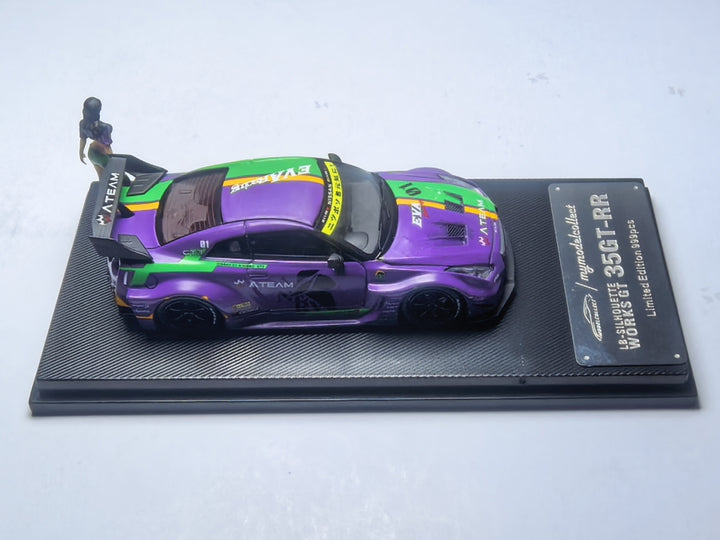 [Preorder] Model Collect 1:64 Nissan GTR GT  EVA Unit 01 Hatsune Miku Matte Purple Paint  MC640005K