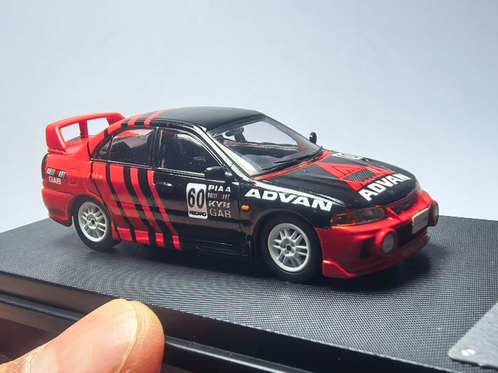 [Preorder] Model Collect 1:64 1996 Mitsubishi Lancer Evolution-IV EVO4 Advan Livery MC640018C