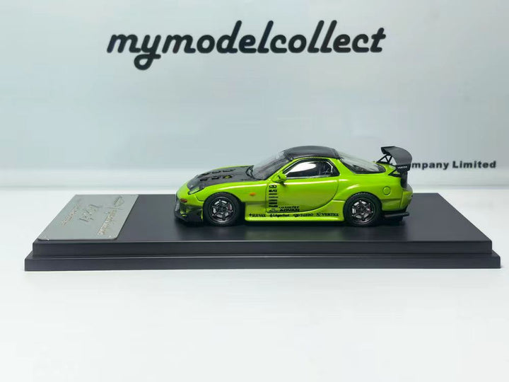 [Preorder] Model Collect 1:64 Mazda RX-7 Vertex Green Livery MC640012I