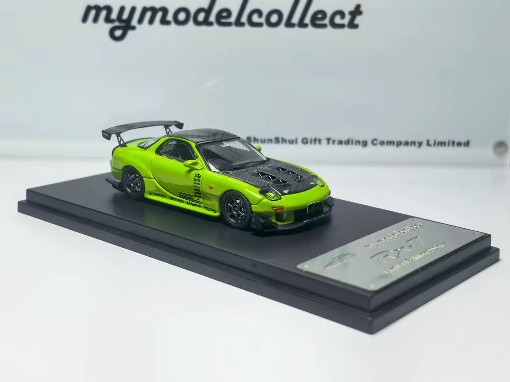 [Preorder] Model Collect 1:64 Mazda RX-7 Vertex Green Livery MC640012I