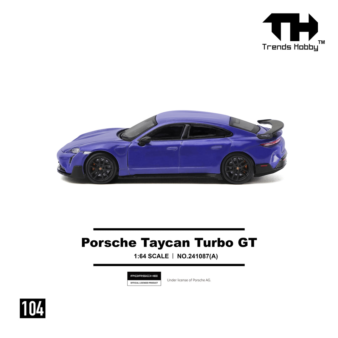 [Preorder] Trends Hobby 1:64 Porsche Taycan Turbo GT (2 Colours) 241087A/241087(C)