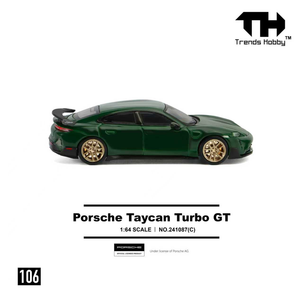 Preorder] Trends Hobby 1:64 Porsche Taycan Turbo GT (2 Colours