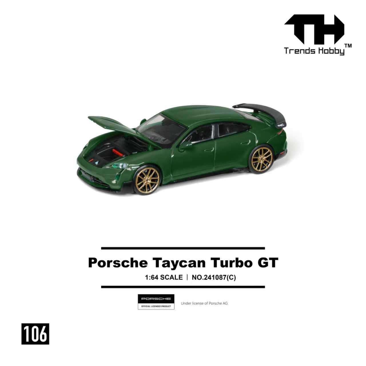 Preorder] Trends Hobby 1:64 Porsche Taycan Turbo GT (2 Colours