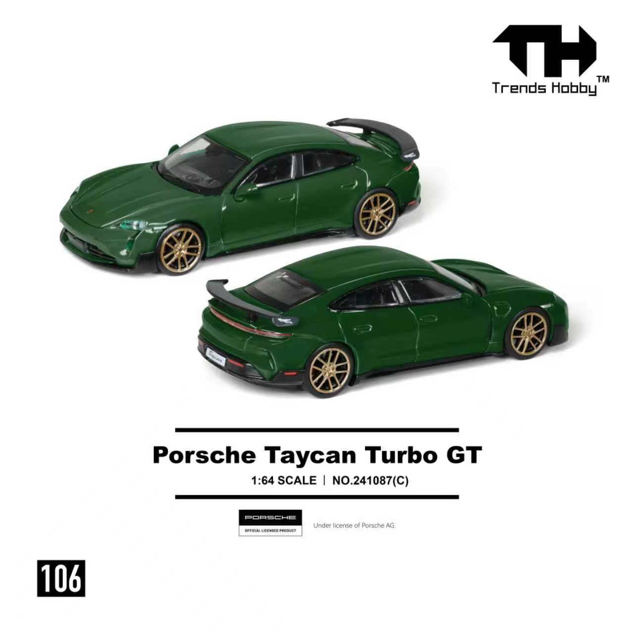 Preorder] Trends Hobby 1:64 Porsche Taycan Turbo GT (2 Colours