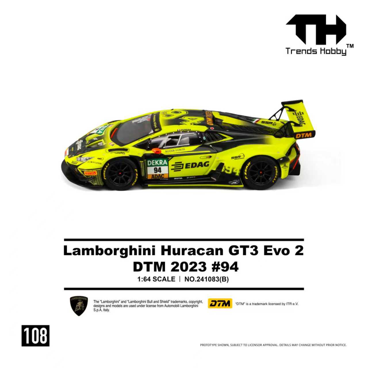 Lamborghini Huracan GT3 ミニカー 2台セット Mini GT 1:64 Lamborghini Huracán GT3 EVO2 #63 Iron Lynx IMSA 2023