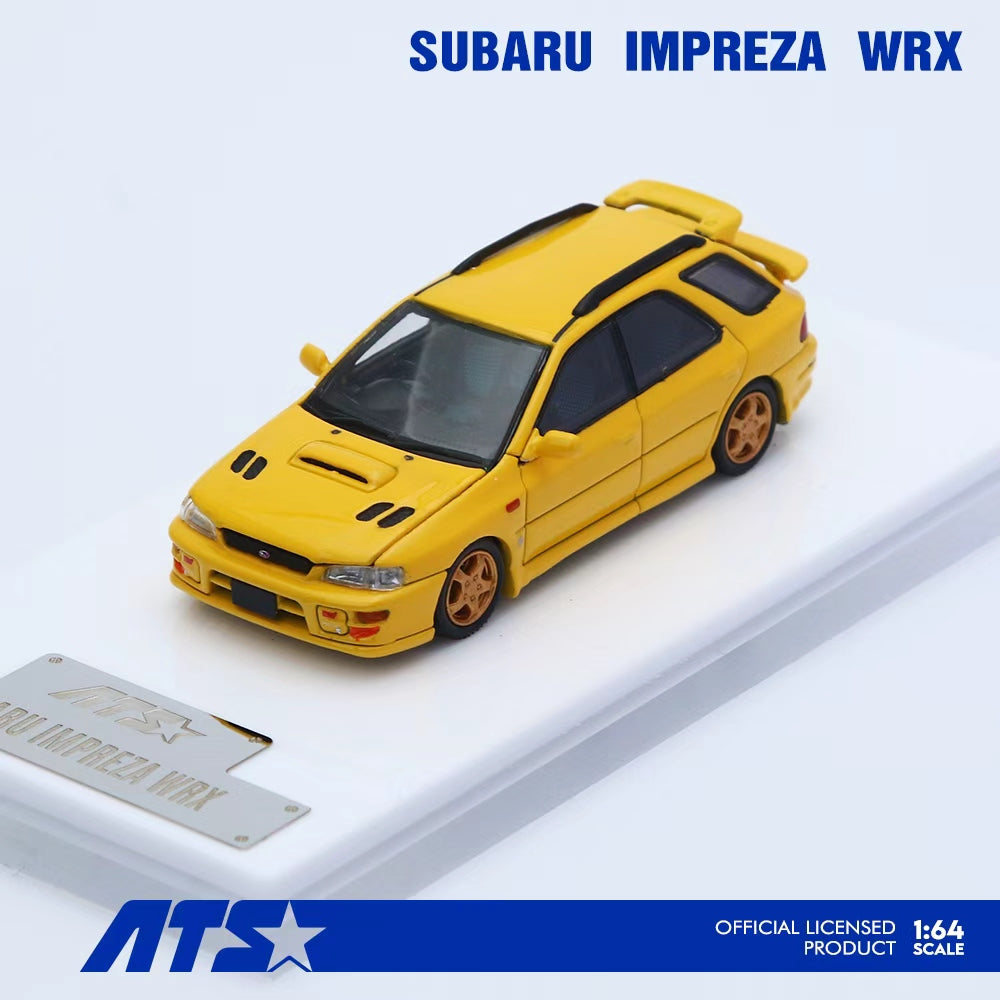 [Preorder] ATS Model 1:64 Subaru IMPREZA WRX Yellow ATS881506