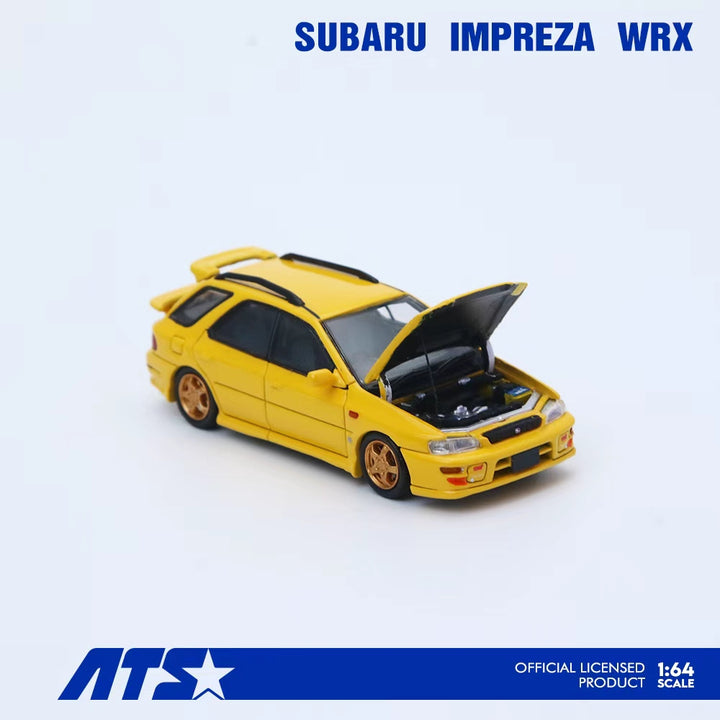 [Preorder] ATS Model 1:64 Subaru IMPREZA WRX Yellow ATS881506