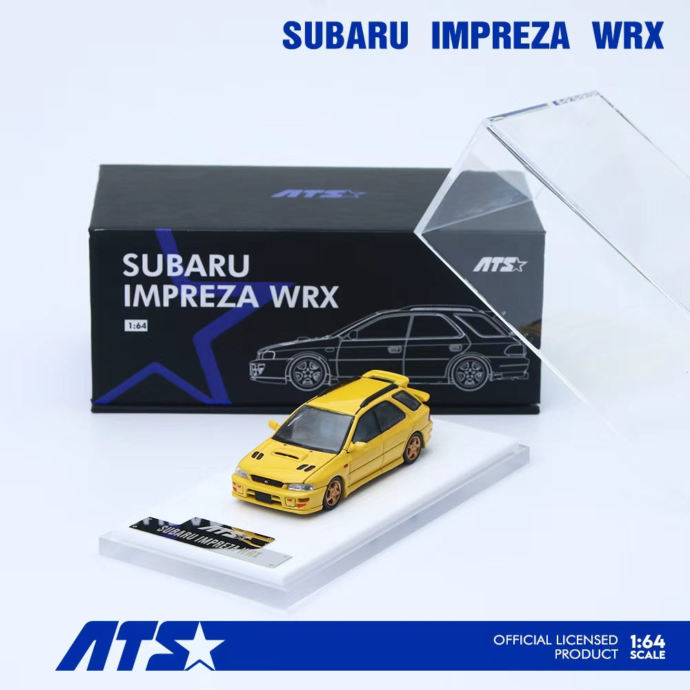 [Preorder] ATS Model 1:64 Subaru IMPREZA WRX Yellow ATS881506