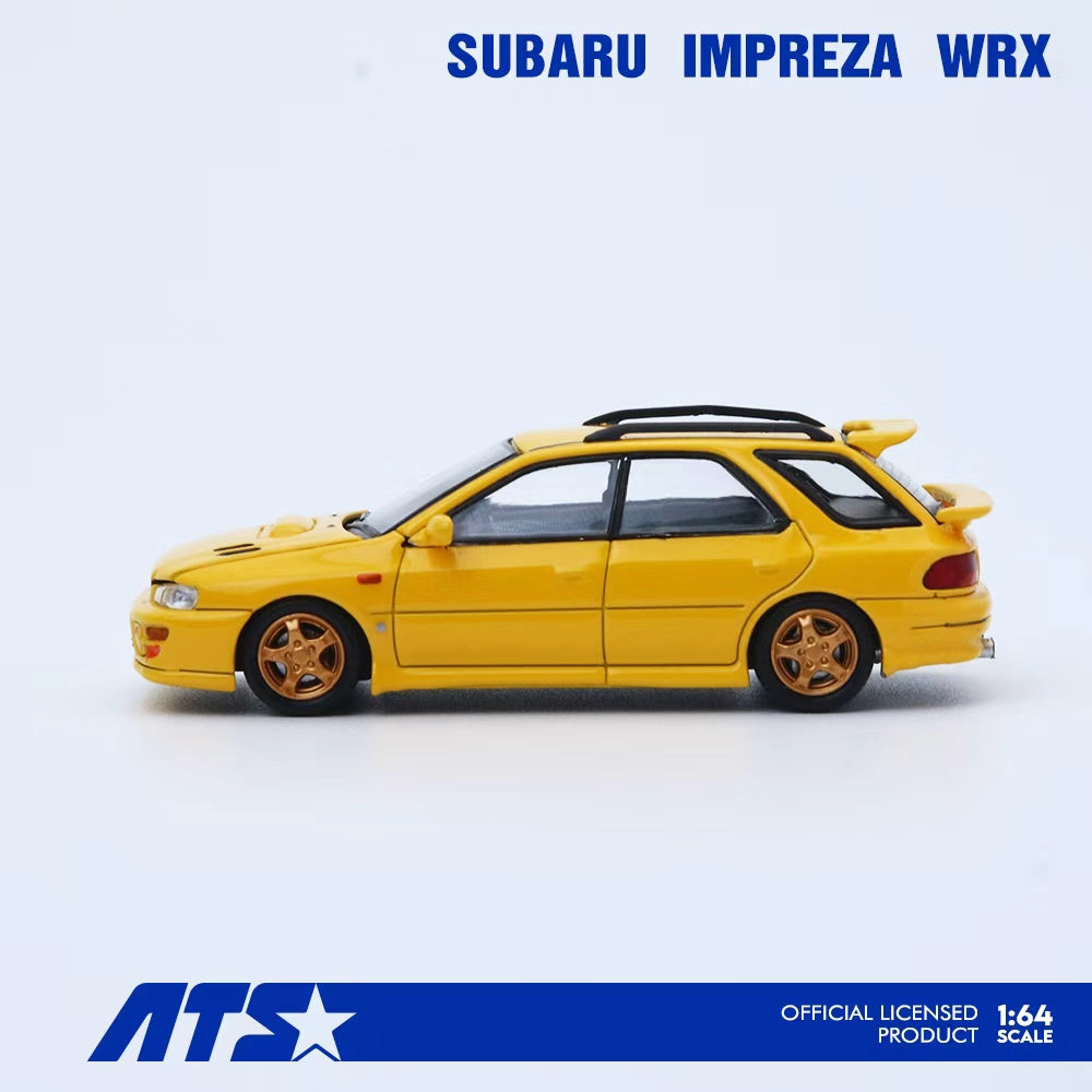 [Preorder] ATS Model 1:64 Subaru IMPREZA WRX Yellow ATS881506