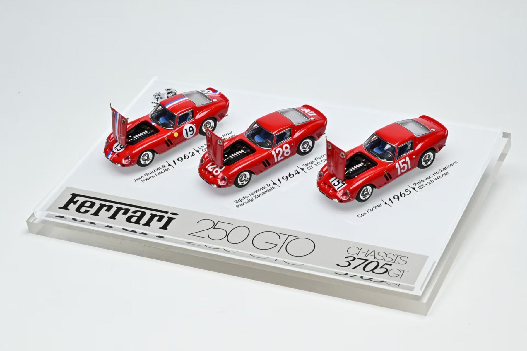 Preorder] Classic Lover CL 1:64 Ferrari 250GTO/3705GT Set