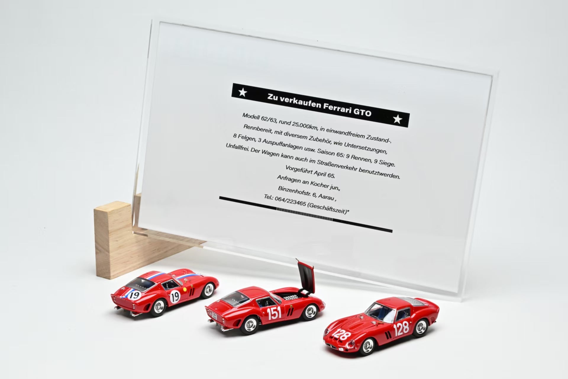 CL クラシックラバー 1/64 フェラーリ 250 GTO Preorder] Classic Lover CL 1:64 Ferrari 250GTO/3705GT Set
