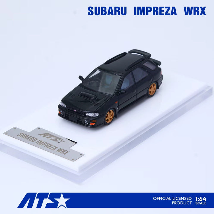 [Preorder] ATS Model 1:64 Subaru IMPREZA WRX Black ATS881505