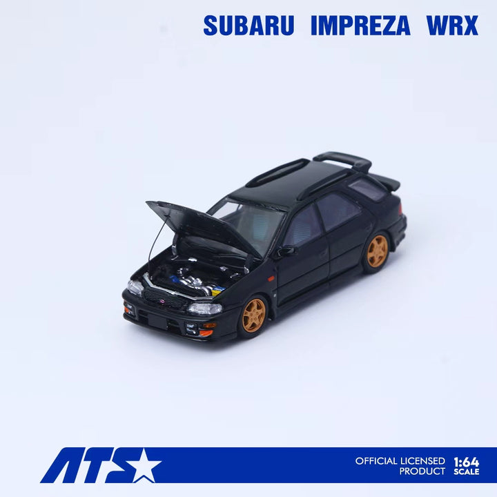 [Preorder] ATS Model 1:64 Subaru IMPREZA WRX Black ATS881505