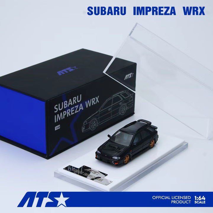[Preorder] ATS Model 1:64 Subaru IMPREZA WRX Black ATS881505
