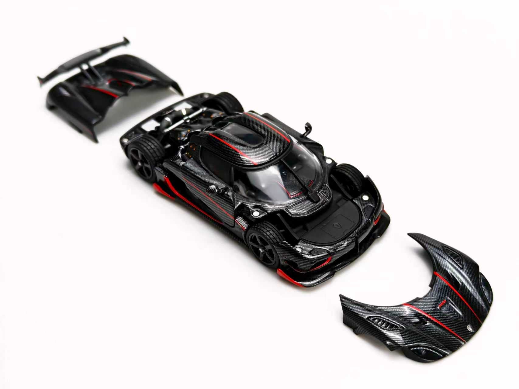Preorder] Frontiart 1:64 Koenigsegg Agera RS Carbon with Red