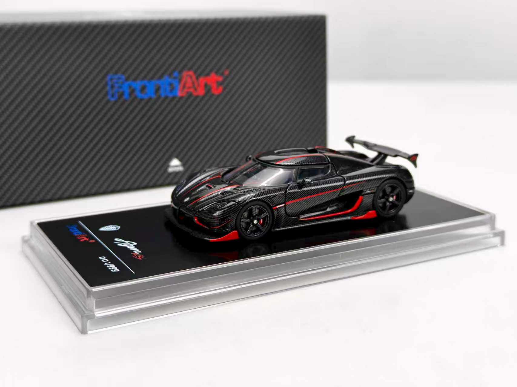 Preorder] Frontiart 1:64 Koenigsegg Agera RS Carbon with Red