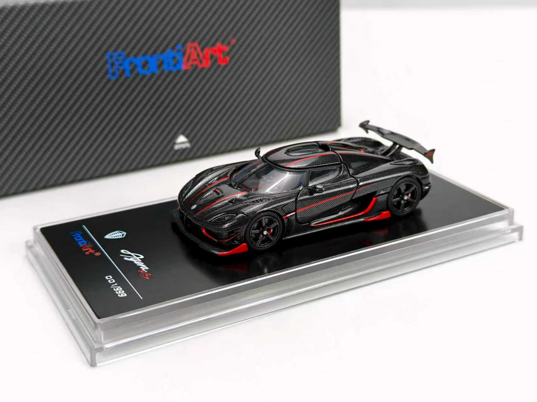 Preorder] Frontiart 1:64 Koenigsegg Agera RS Carbon with Red