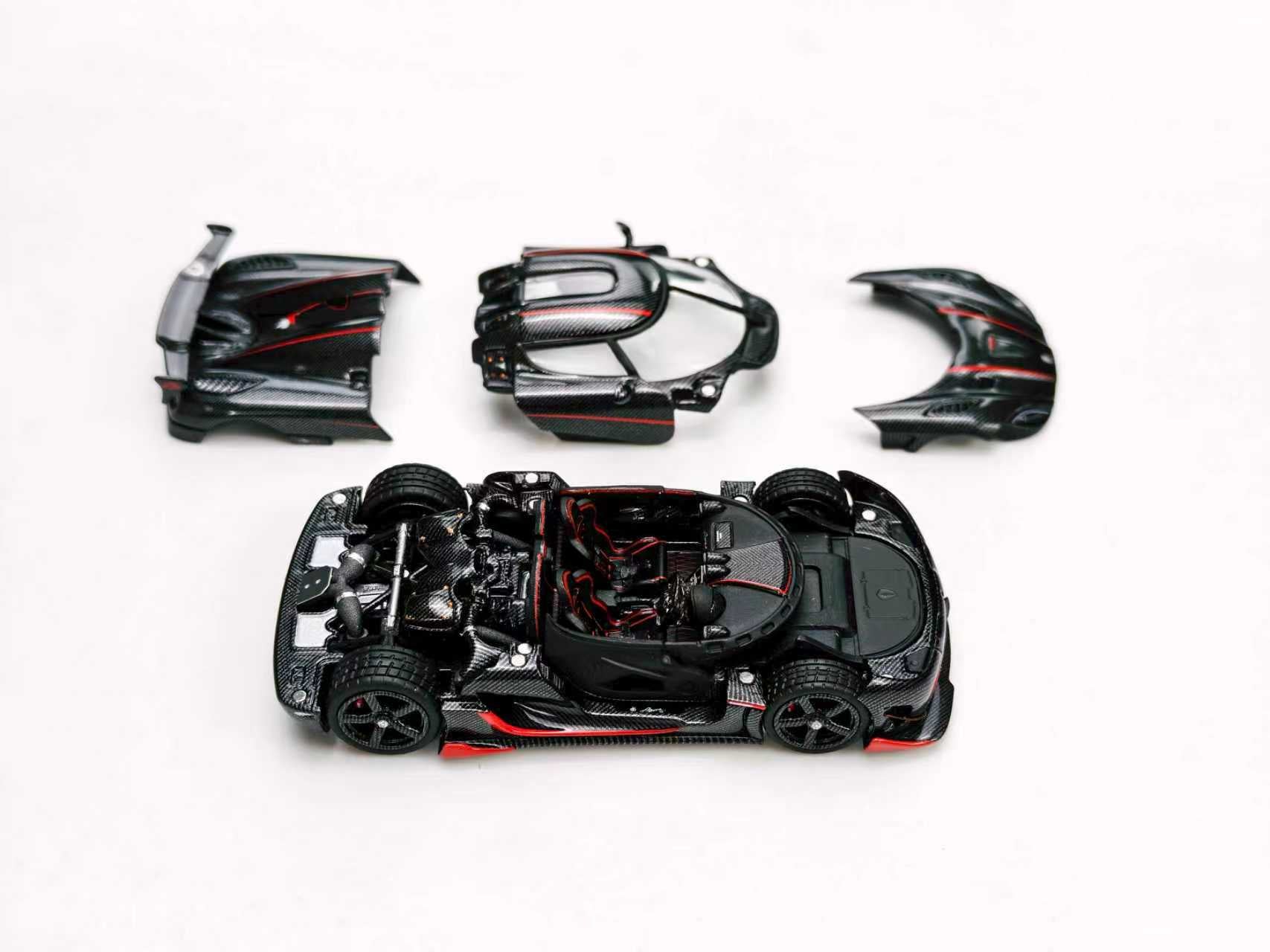 Preorder] Frontiart 1:64 Koenigsegg Agera RS Carbon with Red
