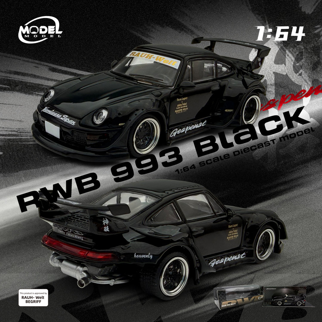 [Preorder] Model Model 1:64 Porsche RWB993 (2 Colours) MM64-RWB993-008/MM64-RWB993-004
