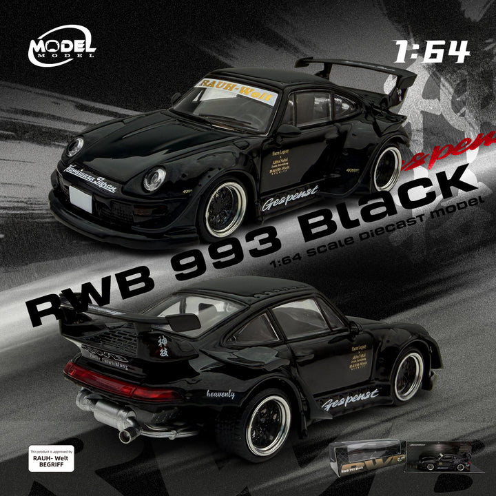 [Preorder] Model Model 1:64 Porsche RWB993 (2 Colours) MM64-RWB993-008/MM64-RWB993-004