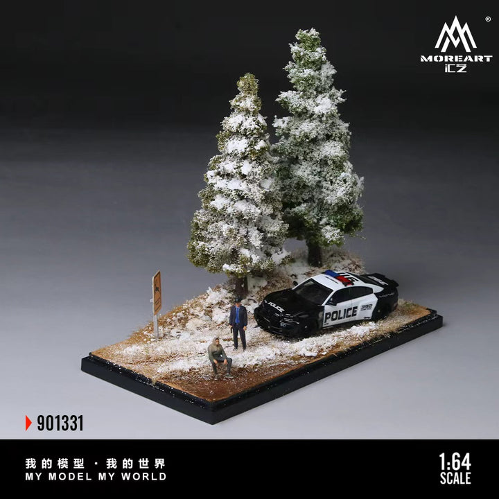 [Preorder] MoreArt 1:64 SCENE OF THE FIRST SNOWFALL IN WINTER FOREST MO901331