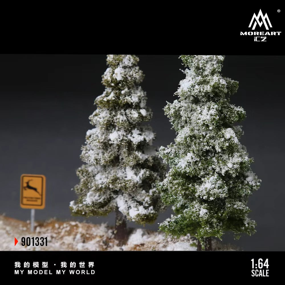 [Preorder] MoreArt 1:64 SCENE OF THE FIRST SNOWFALL IN WINTER FOREST MO901331
