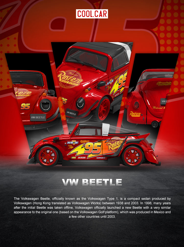 [Preorder] Cool Car 1:64 Lightning McQueen Livery (3 Versions)