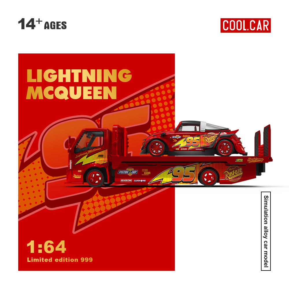 [Preorder] Cool Car 1:64 Lightning McQueen Livery (3 Versions)