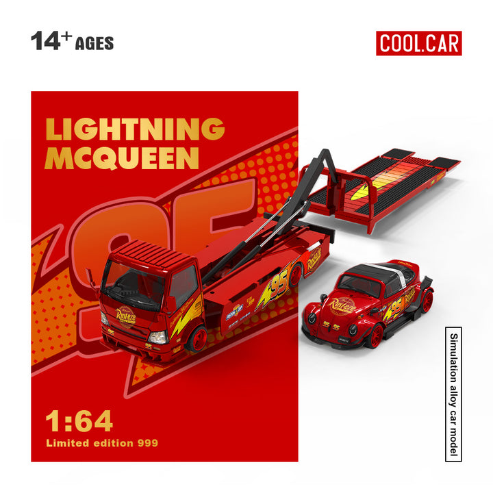 [Preorder] Cool Car 1:64 Lightning McQueen Livery (3 Versions)