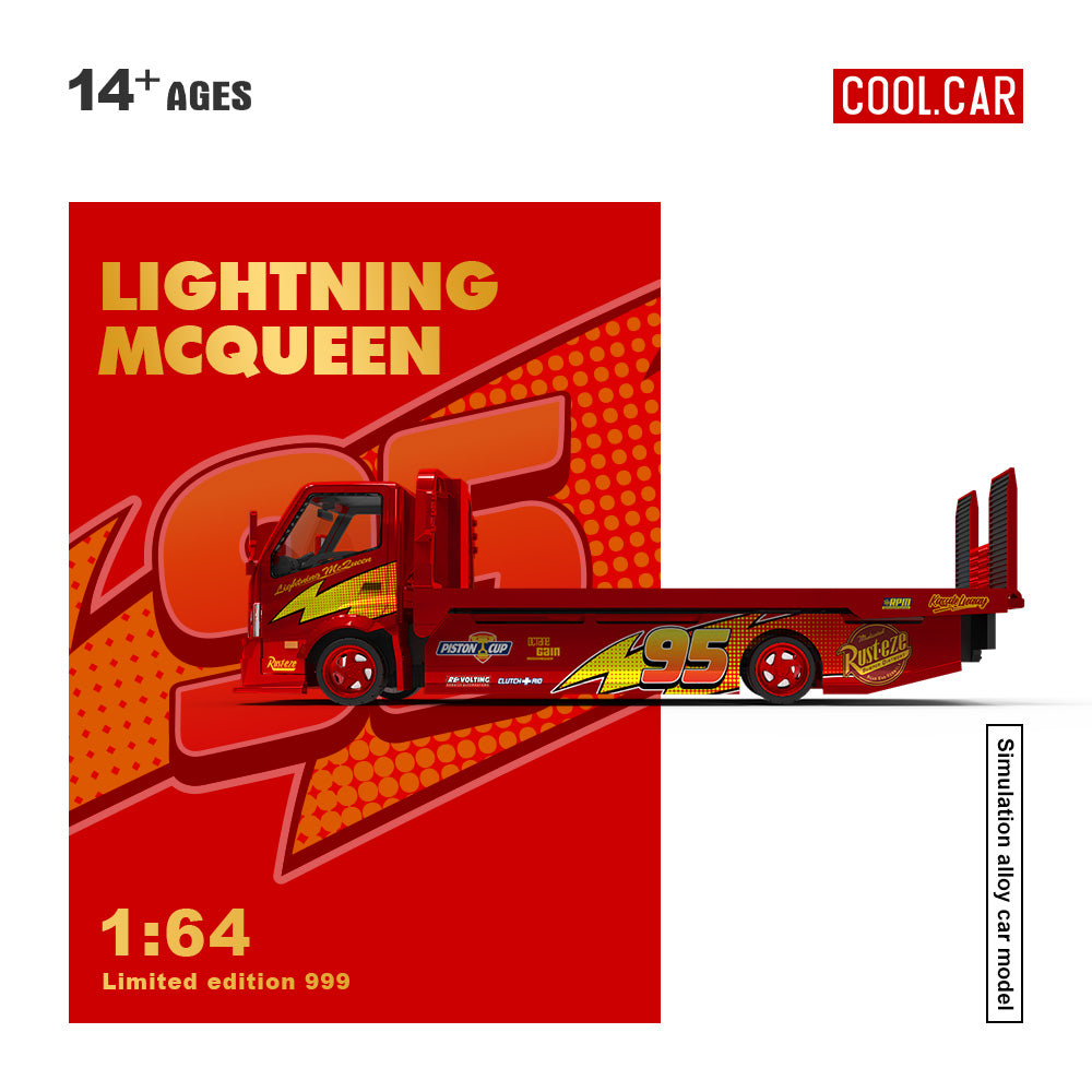 [Preorder] Cool Car 1:64 Lightning McQueen Livery (3 Versions)