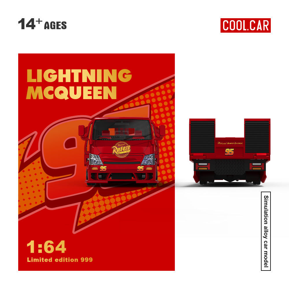 [Preorder] Cool Car 1:64 Lightning McQueen Livery (3 Versions)
