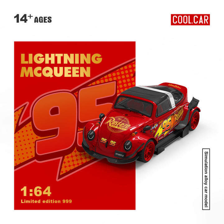 [Preorder] Cool Car 1:64 Lightning McQueen Livery (3 Versions)